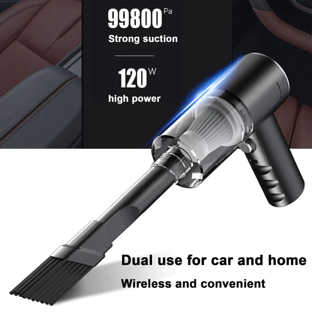 120W Cordless Handheld Vacuum Cleaner Small Mini Portable Car Auto Home Wireless