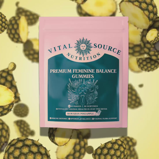 Female Feminine Balance Gummies Pineapple